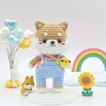 【受注作製】　柴犬　あみぐるみ　ハンドメイド　豆柴