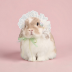 【ご予約専用ページ】うさぎさん用ボンネット🎀