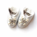 22cmドール用 2way babouche (silver)