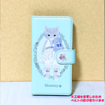 猫好きさんの手帳型スマホケース
