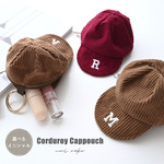 コーデュロイ キャップポーチ 【 刺繍 イニシャル 】 ポーチ 小物入れ コインケース HZ08U