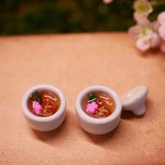 ハレの日の餡掛け茶碗蒸し　ミニチュア