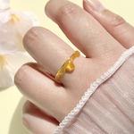 とろける蜂蜜のワイヤーリング｜フリーサイズ｜選べるカラー｜桜｜ミモザ｜ネモフィラ｜◻︎ Melty Honey