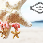 サマーセール♡【樹脂ピアス】Starfish pierce