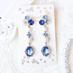 New✧︎ ロイヤルブルーのプリンセス ピアス/イヤリング