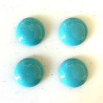 Blue Domed 20mm Cabochons