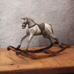 アンティーク家具ミニチュア  木馬　1/12 　完成品　ドールハウス　フランス　アンティーク　家具　