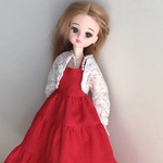 リカちゃん服(パールの衿元がお気に入り♡)