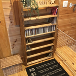 アンティーク調 8段CDラック