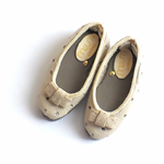 22cmドール用 ballet shoes -dot punching -
