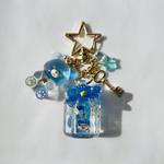 ANIMAL MINI BOTTLE🫙♡スターベア　シャカシャカ　キーホルダー　レジン　アニマル　スイーツ　プレゼント　ミニチュア　フェイクスイーツ　ジュエル　ボトル　キャンディー　くま　星
