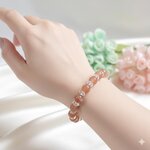 🌙月の女神と太陽神☀️サンムーンストーン✨ジュエリー天然石ブレスレット💫 限定販売⭐️ 
