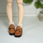 【1/6サイズ】monk strap shoes （ochre）