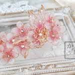 （A）桜と蝶のバレッタ (hair ornaments of butterfly〜Cherry Blossom 〜)