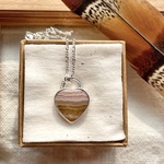 《silver925》 ❁ nami nami necklace ❁ lace agate.°＊