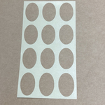 No.110《クラフトシール》楕円形シール2×3cm120枚＊送料無料＊