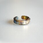 Titanium ear cuff・チタンイヤーカフ=ロックイヤー=虹・受注生産
