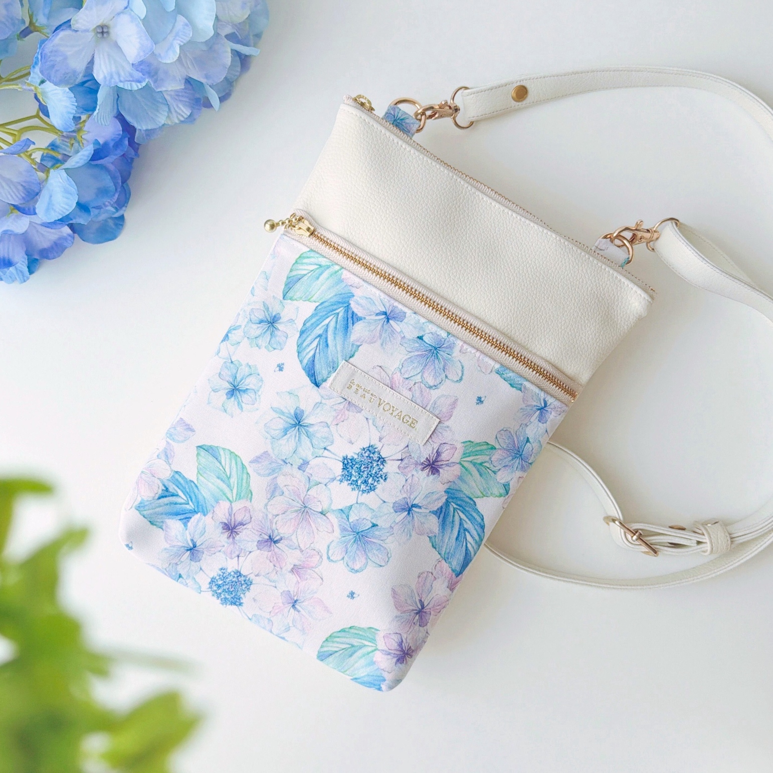 季節をまとう紫陽花巾着バッグ 母の日 ギフト ショルダー ショルダー