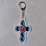 アクリルキーホルダー【jewelry cross】