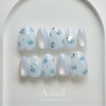 Flower Veil – airy blue 💐⋆*
