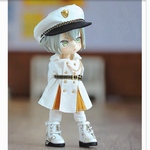 コート　帽子　パンツ　白　オビツ11 ねんどーる　ピコドー9 ピコニーモp 1/12 ドール　人形　着せ替え