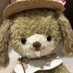 抹茶色のテディベア