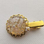 【季節限定】やさしい桜雫のヘアクリップ ― 小さな春を髪に ―