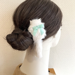 しっぽがゆらゆら揺れるねこちゃんヘアコーム(W11)