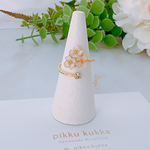 花束リング(ホワイト)