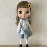 ネオブライスoutfit ひまわり刺繍のお洋服セット