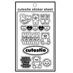 cutestie sticker sheet