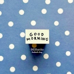 963hanko ラバースタンプ: コトバはんこ【GOOD MORNING】