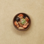 ミニチュアフード「もつ煮」