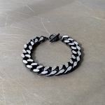 Vintage 90s-00s retro black chain bracelet 