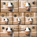 ☆☆☆大人気☆☆☆チョコレートフラペチーノキーホルダー フェイクフラペチーノ フェイクスイーツ