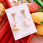 一点限定❣️春🌸🍃 フェイクスイーツ🍰🫖 いちご🍓✨ 桜🌸 ピアス イヤリング レディース アクセサリー