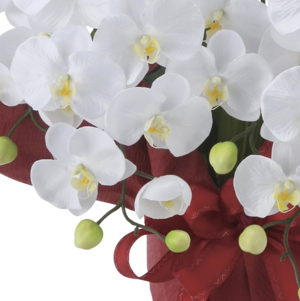 光触媒 人工観葉植物 フェイクグリーン エレガント胡蝶蘭7本立LAV