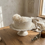 ⋆⸜ 人気商品 ⸝⋆  紫陽花とかすみ草の ケーキ フェイクケーキ クレイケーキ 100日祝い ハーフバースデー 1歳誕生日 推し活 前撮り フェイクスイーツ ケーキ 出産祝い 記念日 