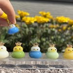 [セキセイインコ˚✧₊]もっちり鳥＊セキセイインコver＊プチフィギュア🧸orストラップキーホルダー🎀orめじるしアクセサリー(アンブレラマーカー)☂️