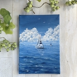 アクリル画《原画》  ✴︎  夏の風を追いかけて ✴︎