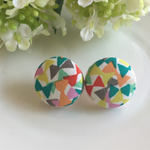 再販♡まんまるころん くるみボタンピアス