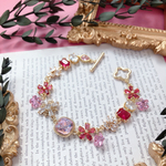 ピンクブロッサムブレスレット　春　さくら　桜　花見　