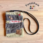 tuttifun＊スマホショルダー/                                   Phone Crossbody Bag - Khaki   A290