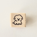 おすわりパピー 子犬のはんこ 動物 いぬ ミニスタンプ スケジュール帳 文具 カレンダー 手帳 メモ ギフト Mamitaro