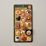 大人のためのミニフードシール#01♡COZY BREAKFAST mini