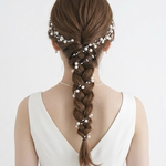 ♥️200   ブライダル パール ヘアアクセサリー  / ヘッドドレス カチューシャ 結婚式 