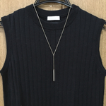再々…販❤︎14kgf ゴールドバーのY字ネックレス