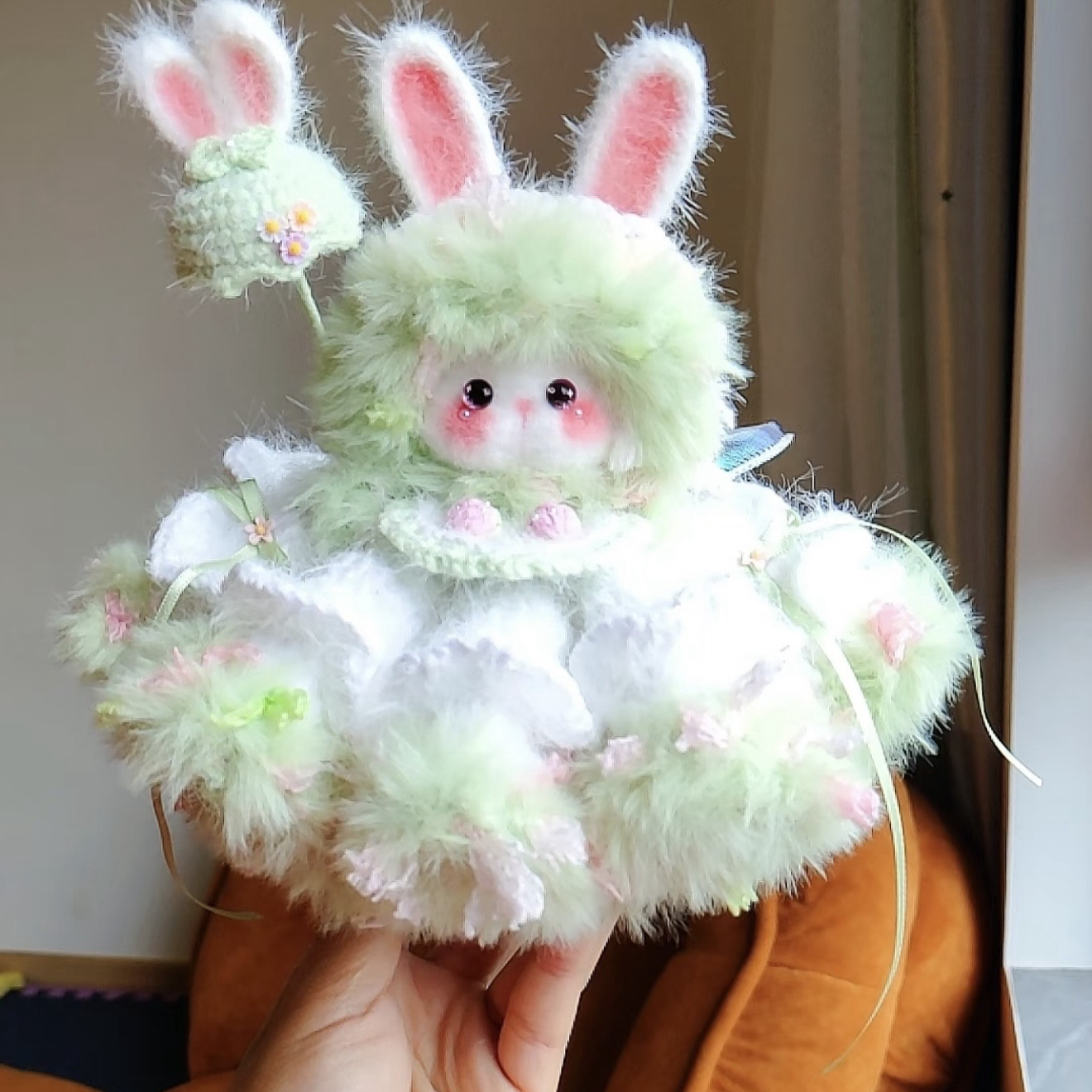 ふわふわ森のうさぎちゃん｜春を運ぶドレスアップドール（日傘付き
