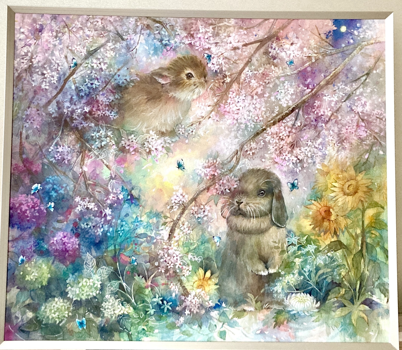 水彩画 原画 巡る