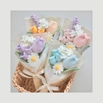 ＼NEW／フラワーギフト　ミニブーケ　毛糸　花　枯れない花　ニットフラワー　チューリップ　かぎ針編み　毛糸の花　花束　ブーケ　母の日ギフト　記念日　誕生日　発表会　結婚祝い　入学祝い　こどもの日